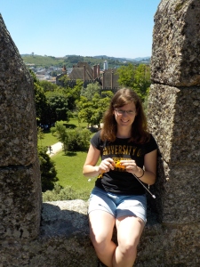 Knitting on the castle walls - you should have seen this coming!